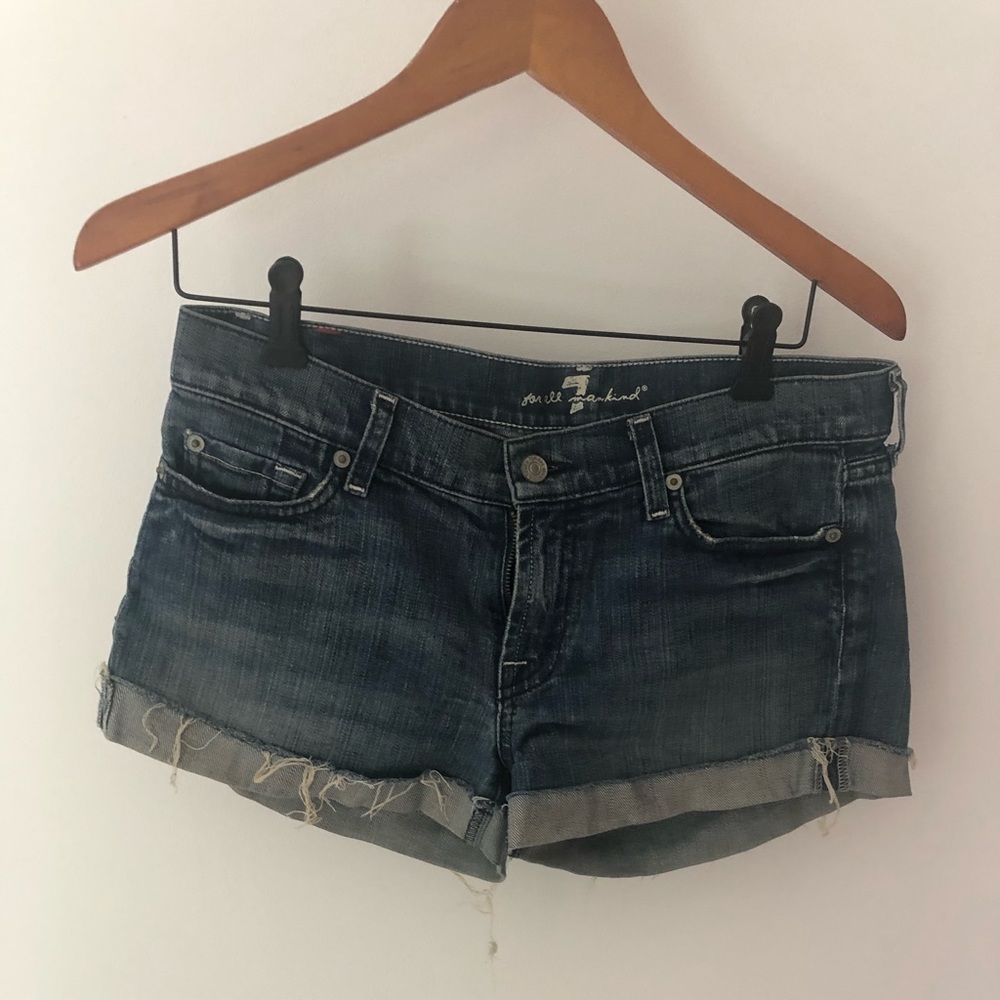 7 for all Mankind Jean Shorts